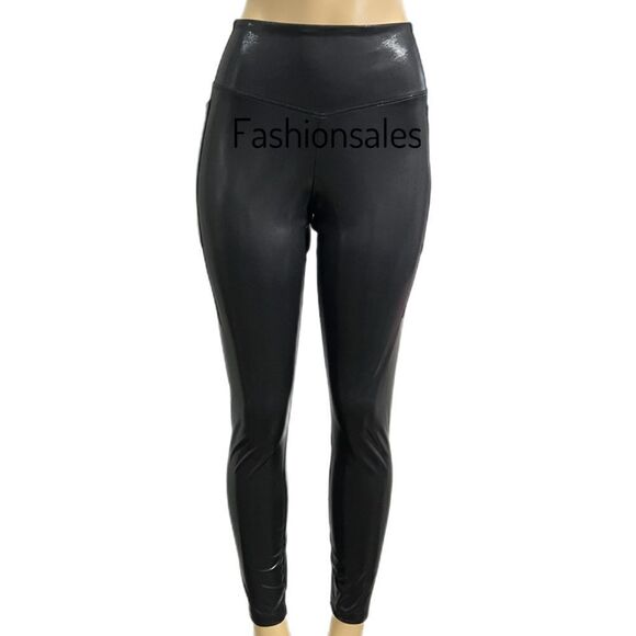 Victorias Secret Pink Active Ultimate High Waist Full Length Shine V Leggings - Picture 7 of 8